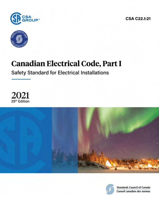 Canadian Electrical Code 2021 PDF Download - Complete CEC 25th Edition Guide (130MB)