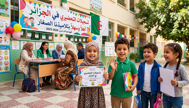 تسجيلات التحضيري في الجزائر 2025-2026-2027: جدول مقارنة شامل حسب سنة الميلاد