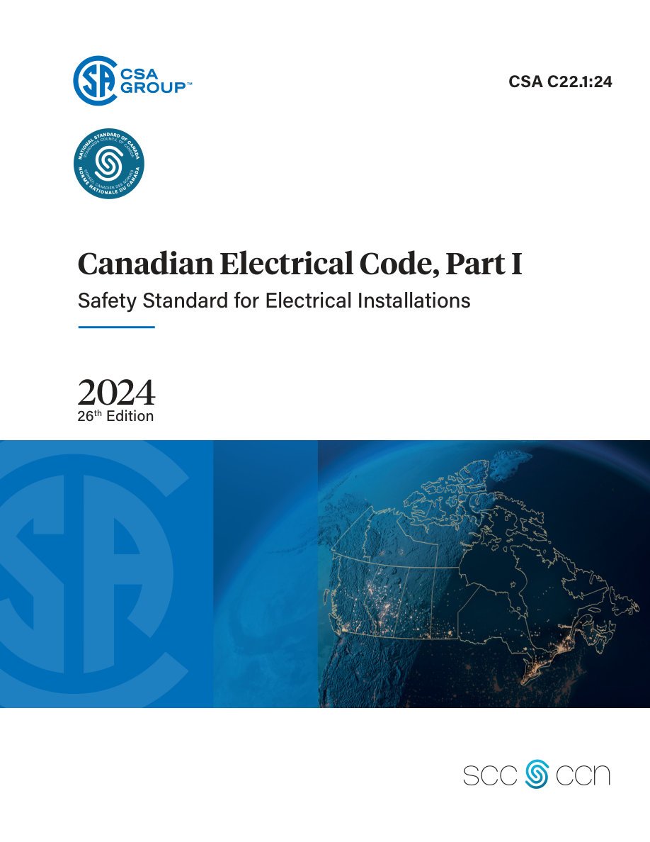 Canadian Electrical Code, Part I — 26th Edition (2024) CSA C22.1:24